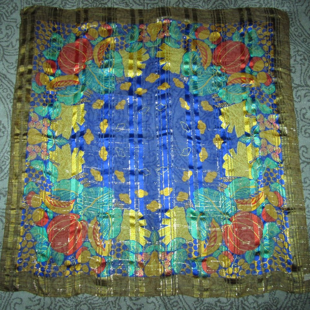 Metropolitan Museum silk scarf, Paul Poiret design